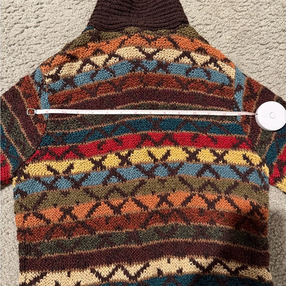 David Brooks Colorful Hand Knitted Cardigan - Picture 5 of 8